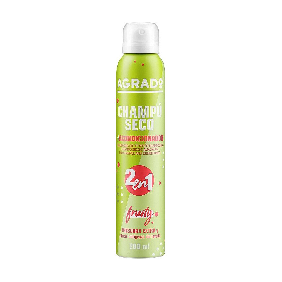 Сухий шампунь-кондиціонер для волосся Agrado Dry Shampoo And Conditioner, Fruity, 200 мл
